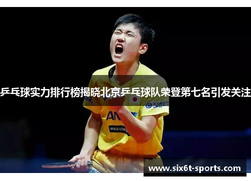 乒乓球实力排行榜揭晓北京乒乓球队荣登第七名引发关注